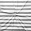 Jersey Cotton Elastan Stripes, grau