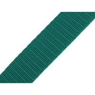 Gurtband Polypropylen 30mm, türkis-grün