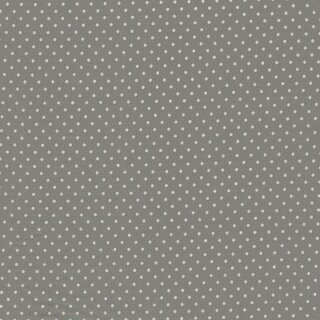 Baumwolle Judith, grau mit kleinen weißen Tupfen/Punkten (2 mm)