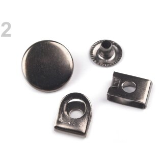 Jeansknopf 16,8 mm, Nickel antik, Kinderhosenknopf