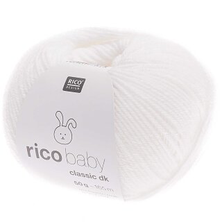 Rico Design Baby Classic dk 50g, 001 weiss