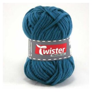 Twister Filzwolle Uni, 50 gr, Farbe 065 petrol