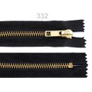 Hosen-Reißverschluss schwarz, unteilbar 12 cm
