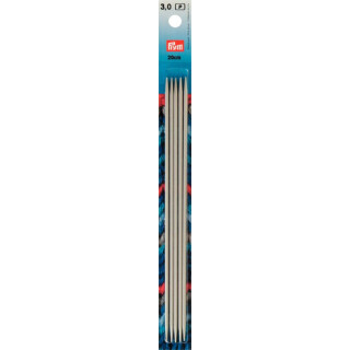 Nadelspiel St. 3,0, Alu, 20 cm