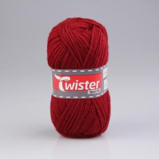 Twister Sport 50 g, weinrot, Farbe 036