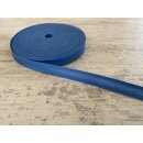 Schrägband Baumwolle, 12mm, rauchblau, 1 St.=10 cm