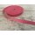 Schrägband Baumwolle, 12mm, dunkleres rosa, 1 St.=10 cm