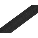 Schrägband Baumwolle, 30mm, schwarz, 1 St.=10 cm