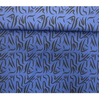 Jersey Free Fallin by brinarina, Animal-Print auf blau