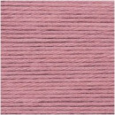 Rico Cotton Aran 50g, 12 smokey berry