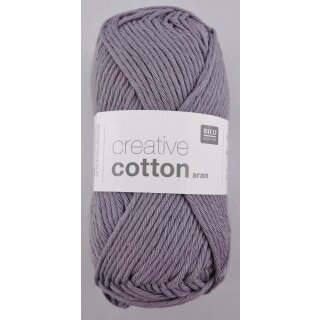 Rico Cotton Aran 50g, 28 mausgrau