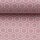 Abschnitt 50 x 80 cm, Baumwolle beschichtet, Lennart, Honigwaben rosa