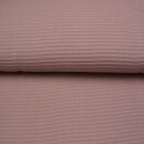 Waffelpique uni altrosa, 100% Baumwolle