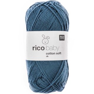 Rico Design Rico Baby Cotton Soft dk 50g, 057 grau-blau
