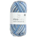 Rico Design Rico Baby Cotton Soft Print DK 50g, 033 blau-petrol