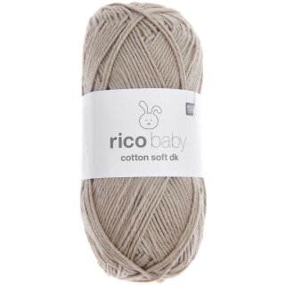 Rico Design Rico Baby Cotton Soft dk 50g, 078 staub