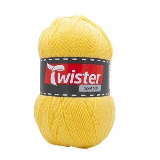 Twister Sport 50 g, Zitrone (hellgelb), Farbe 023