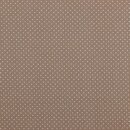 Baumwolle Pünktchen 2mm, taupe