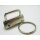 Schlüsselband-Rohling inkl.Schlüsselring, silberfarben, Stahl vernickelt, 30 mm
