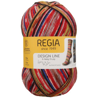 Regia Design Line 6-fädig 150 g Nr. 04011 Roest