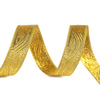Band mit Lurex, gold, Breite 20 mm