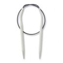 Rundstricknadel Alu 544, St. 5,0, 40cm, flex. Kunststoffseil