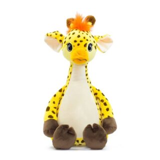 Giraffe Gisela - gelb mit braun